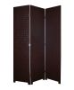 52 X 71 Brown Criss Cross Faux Leather  Screen