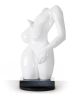 23" White Ceramic Bust