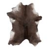 2' X 3' Taupe And White Calfskin - Area Rug