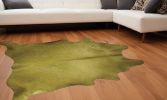 60" X 84" Lime Cowhide - Area Rug