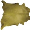 60" X 84" Lime Cowhide - Area Rug