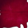 60" X 84" Burgundy Cowhide - Area Rug