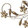 Antique Gold Metal Scroll Wall Decor