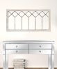 Distressed White Metal And Wood Framed Wall Art