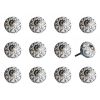 1.5" X 1.5" X 1.5" Blue Cream (Beige) With Silver  Knobs 12 Pack