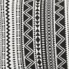 14" X 20" Black and White Modern Boho Throw Pillow
