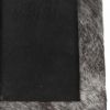 4" x 6" Gray Cowhide Tabletop Picture Frame