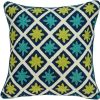 20" X 7" X 20" Handmade Shades Of Green Pillow Cover With Poly Insert