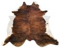 6 Ft Classic Brindled Cowhide Rug