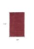 8' X 10' Red Heather Indoor Shag Rug