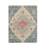 7' X 12' Red Medallion Handmade Area Rug