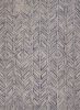 8' X 10' Blue Hand Tufted Herringbone Indoor Area Rug