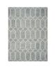 8' X 10' Slate Blue Hand Tufted Geometric Indoor Area Rug