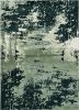 7' X 10'  Polyester Silver Charcoal Area Rug