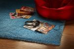 8' X 11' Highlighter Blue Indoor Shag Rug