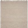 7' X 9'  Wool Natural Area Rug