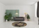 7' Round Wool Espresso Area Rug