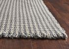 8' X 11' Wool Ivory Or Grey Area Rug
