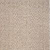 9' X 12' Oatmeal Beige Hand Woven Herringbone With Braided Fringe Area Rug