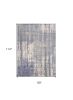 7' X 10'  Viscose Grey Or  Blue Area Rug