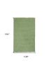 9' X 13' Green Hand Woven Area Rug