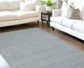 9' X 13' Blue Heather Shag Area Rug