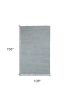 9' X 13' Blue Heather Shag Area Rug