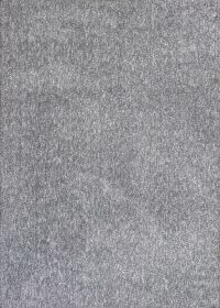 9' X 13' Polyester Grey Heather Area Rug