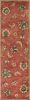 2' X 7' Sienna Floral Vines Wool Runner Rug
