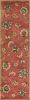 2' X 7' Sienna Floral Vines Wool Runner Rug
