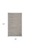 3' X 5' Natural Wool Handmade Area Rug