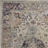 5' X 8' Ivory Machine Woven Traditional Floral Medallion Indoor Area Rug