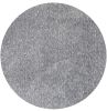 6' Round Grey Heather Plain Indoor Area Rug