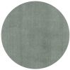 6' Slate Blue Round Indoor Shag Rug