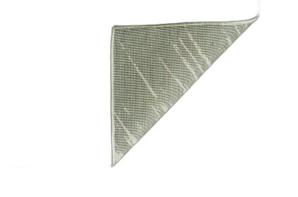 5' X 8' Silver Grey Machine Woven Abstract Brushstroke Indoor Area Rug