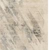 5' X 8' Ivory Grey Machine Woven Abstract Brushstrokes Indoor Area Rug