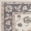 8' X 10' Ivory Grey Floral Indoor Area Rug