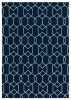 2' X 3' Uv Treated Polypropylene Navy Accent Rug