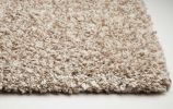 2' X 4' Polyester Ivory Heather Area Rug