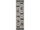 2' X 7' Ivory Or Blue Polypropylene Runner Rug