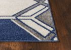 3' X 5' Ivory Geometric Area Rug