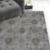 2' X 4' Silver Area Rug