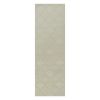 2' X 4' Grey Hand Tufted Geometric Indoor Accent Rug