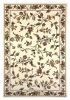 3' X 5' Ivory Machine Woven Floral Vines Indoor Area Rug