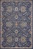 3' X 5' Royal Blue Machine Woven Floral Traditional Indoor Area Rug