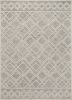 3' X 5' Sand Geometric Diamond Wool Area Rug