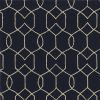 7' Square Uv Treated Polypropylene Navy Area Rug