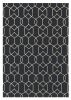 7' Square Uv Treated Polypropylene Navy Area Rug