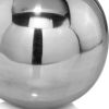 10" Silver Buffed Aluminum Decorative Orb