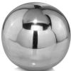 10" Silver Buffed Aluminum Decorative Orb